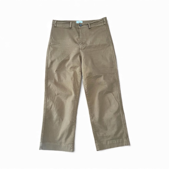 Marine Layer Bridget Wide Leg Crop Pant Copper/BrownSize 8 - Picture 1 of 9